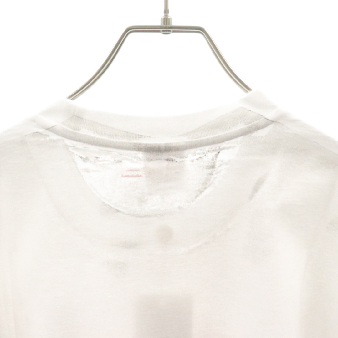 Supreme(シュプリーム)のSUPREME シュプリーム 24SS ×MM6 Maison Margiela Box Logo Tee エムエムシックス メゾンマルジェラコラボ ボックスロゴプリント半袖Tシャツ クルーネックカットソー ホワイト メンズのトップス(Tシャツ/カットソー(半袖/袖なし))の商品写真