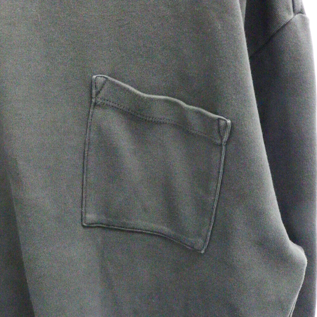 adidas(アディダス)のadidas アディダス Sweatshirt With Pocket KW5U1029 オーバーサイズポケットロングスリーブ長袖シャツ カーキ メンズのトップス(Tシャツ/カットソー(七分/長袖))の商品写真