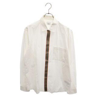 バーバリー(BURBERRY)のBURBERRY バーバリー 20SS アイコンストライプラインロングスリーブ長袖シャツ 8015436 ホワイト(シャツ)