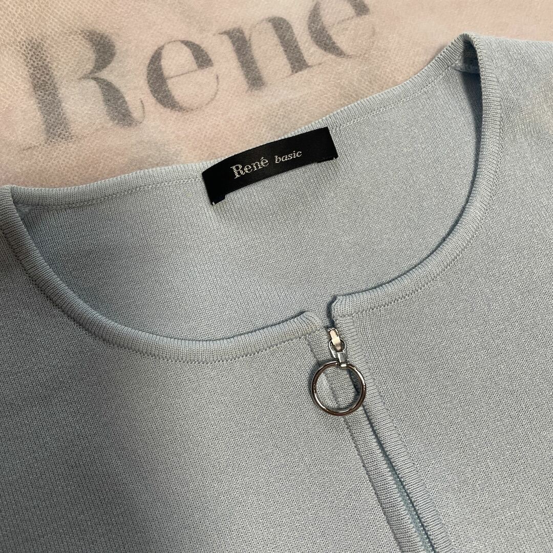 René(ルネ)のRene 半袖カーディガン　サイズ36 レディースのトップス(カーディガン)の商品写真