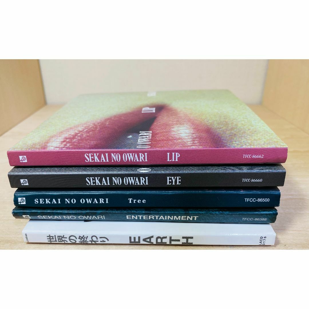 SEKAI NO OWARI スタジオアルバム CD 5枚セット 初回限定盤の
