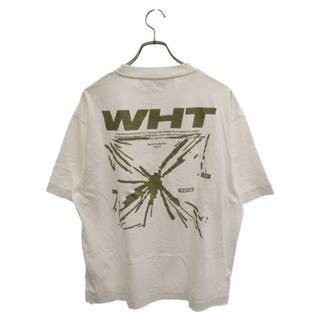 OFF-WHITE オフホワイト 23SS splash arr slim s/s tee スプラッシュ アロープリント スリム クルーネック半袖Tシャツ ホワイト OMAA120S23JER002