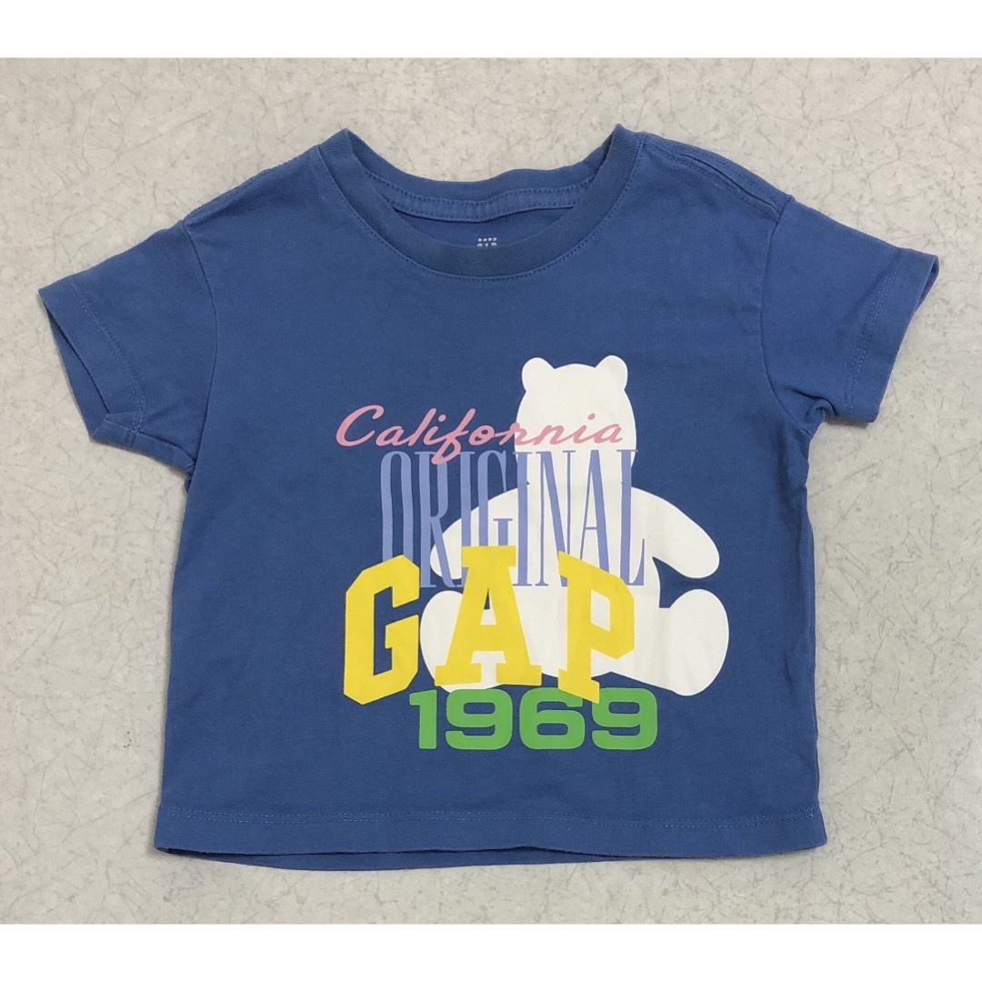 babyGAP(ベビーギャップ)の【2枚セット】GAPロゴ Tシャツ ブラナンベア 80サイズ キッズ/ベビー/マタニティのベビー服(~85cm)(Ｔシャツ)の商品写真