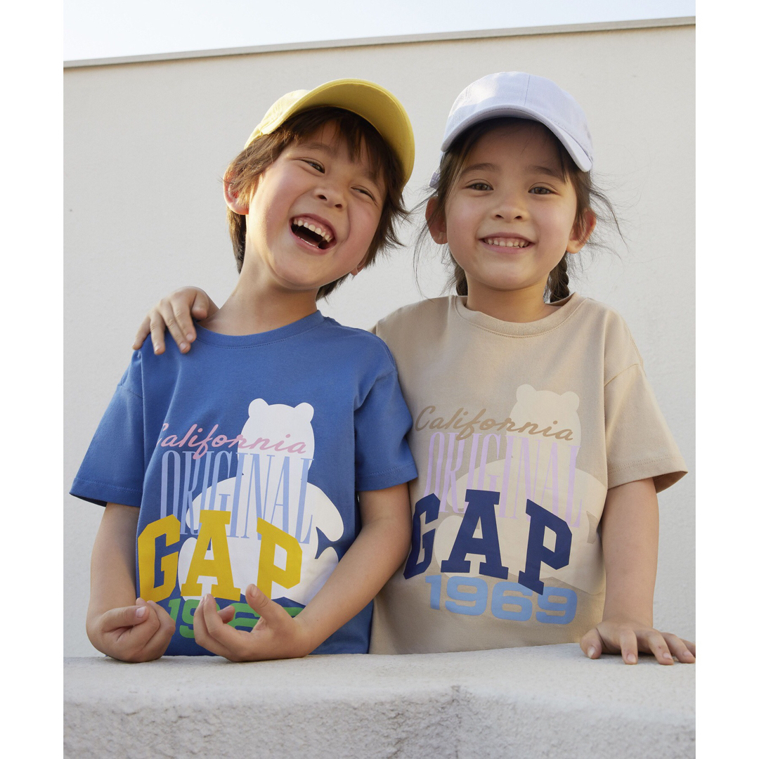 babyGAP(ベビーギャップ)の【2枚セット】GAPロゴ Tシャツ ブラナンベア 80サイズ キッズ/ベビー/マタニティのベビー服(~85cm)(Ｔシャツ)の商品写真