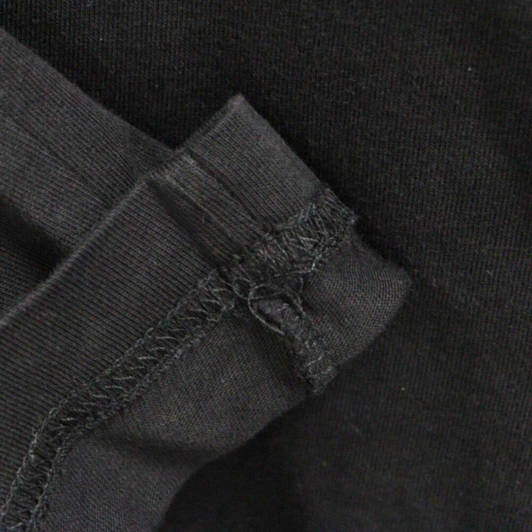 COMME des GARCONS(コムデギャルソン)のCOMME des GARCONS SHIRT コムデギャルソンシャツ コットン ジャージー ロゴ プリント 長袖カットソー ロングスリーブ Tシャツ ブラック W28115 メンズのトップス(Tシャツ/カットソー(七分/長袖))の商品写真