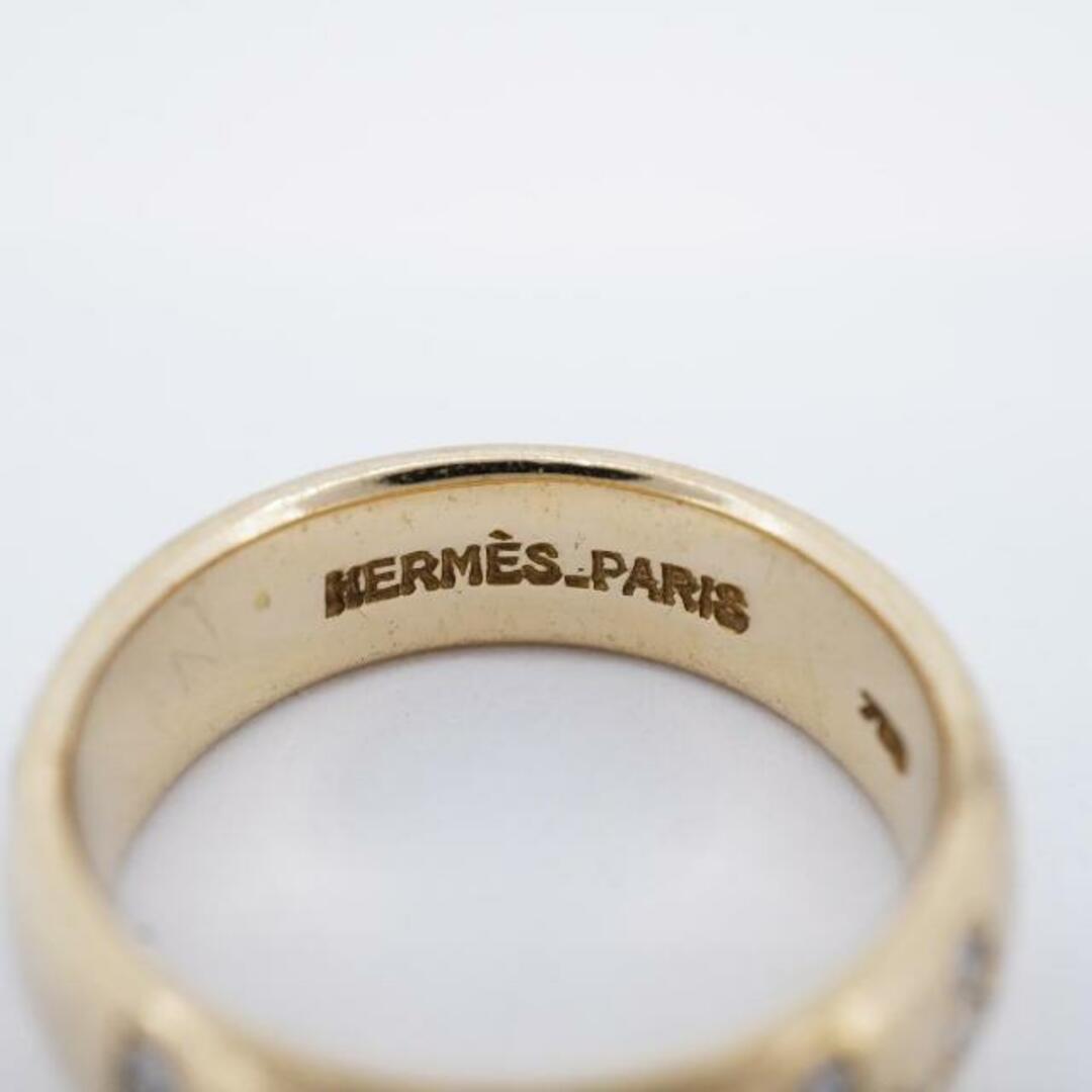 Hermes(エルメス)の【4jib029】エルメス リング/ダイヤモンド/K18YG イエローゴールド 【中古】 レディース レディースのアクセサリー(リング(指輪))の商品写真