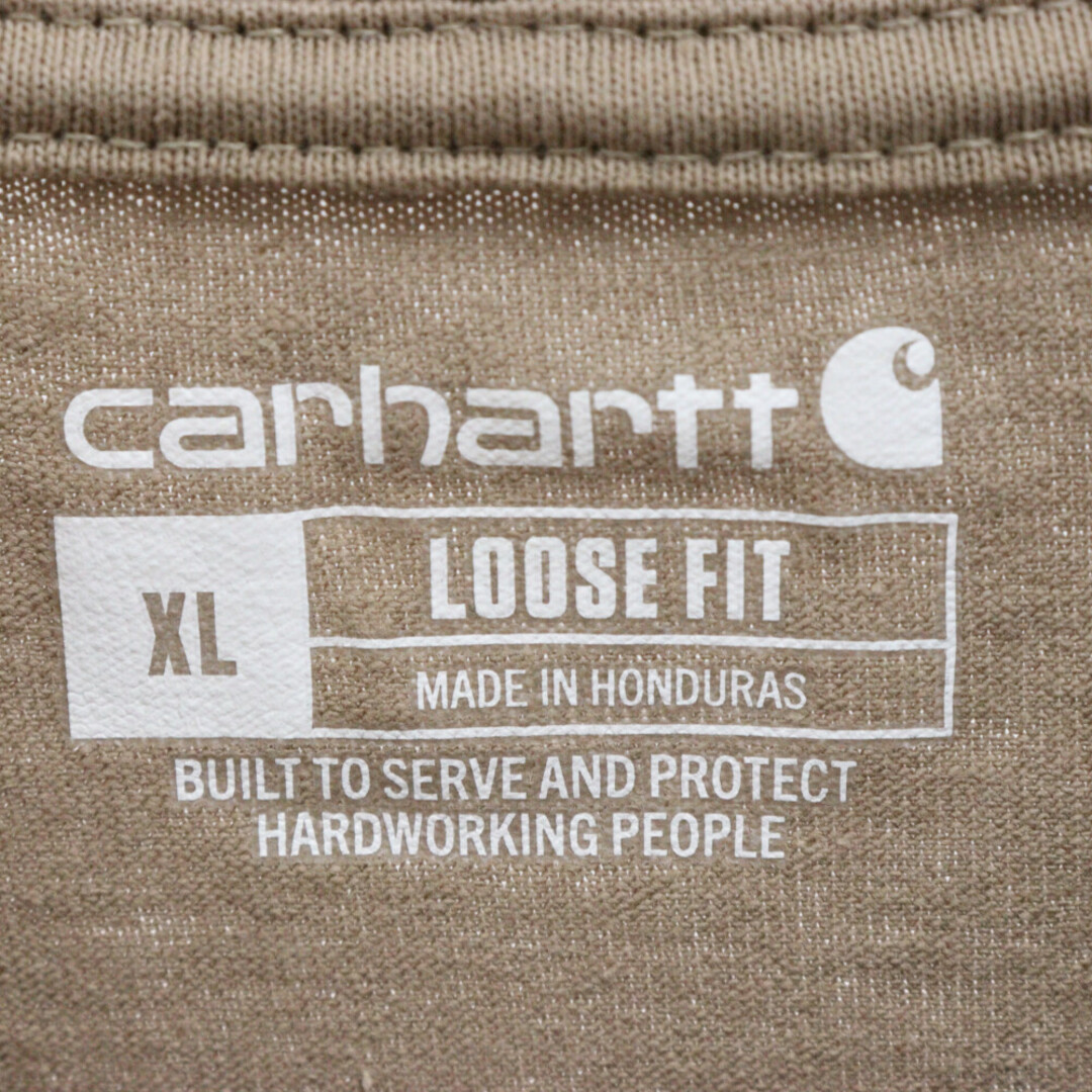 carhartt(カーハート)のCARHARTT カーハート Loose Fit Heavyweight Short-Sleeve Pocket T-Shirt ルーズフィット ヘビーウェイト ポケット半袖Tシャツ ベージュ メンズのトップス(Tシャツ/カットソー(半袖/袖なし))の商品写真