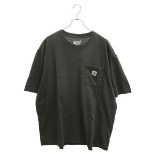 カーハート(carhartt)のCARHARTT カーハート Loose Fit Heavyweight Short-Sleeve Pocket T-Shirt ルーズフィット ヘビーウェイト ポケット半袖Tシャツ カットソー カーキ(Tシャツ/カットソー(半袖/袖なし))