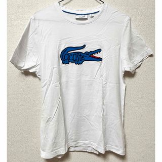 ラコステ　Tシャツ　刺繍ロゴ入り　半袖