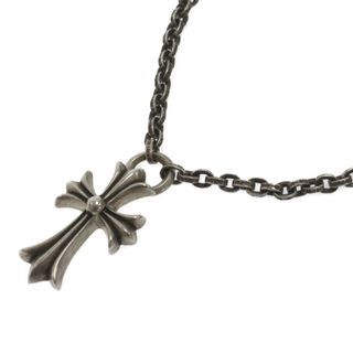 クロムハーツ(Chrome Hearts)のCHROME HEARTS クロムハーツ PPR CHN SML CH CRS ペーパーチェーンスモールCHクロス シルバーネックレス(ネックレス)