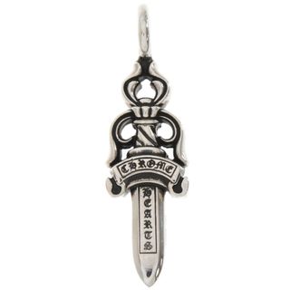 クロムハーツ(Chrome Hearts)のCHROME HEARTS クロムハーツ DOUBLE DAGGER ダブルダガー ペンダント シルバーネックレストップ(ネックレス)