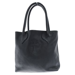 クロムハーツ(Chrome Hearts)のCHROME HEARTS クロムハーツ FS TOTE FSトート クロスパッチ付きレザートートバッグ ブラック(トートバッグ)