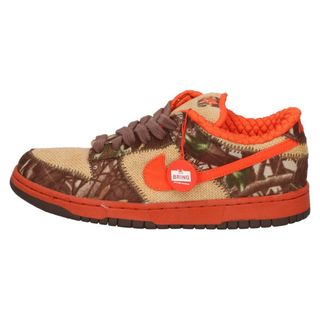 ナイキ(NIKE)のNIKE SB ナイキエスビー 【観賞用 2004年製】 DUNK LOW PRO SB HUNTER 304292-281 ダンク ハンター ローカットスニーカー US9/27cm ブラウン/オレンジ(スニーカー)