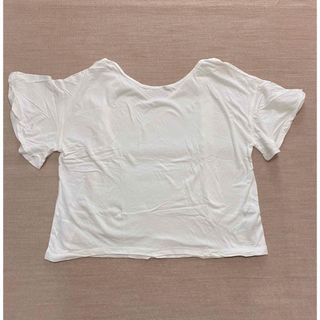 AZUL♡バックリボン フレア袖カットソー バックVネック Tシャツ