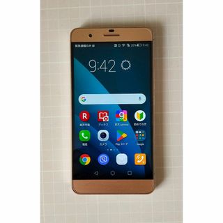 ファーウェイ(HUAWEI)のスマホ Huawei honor6 plus バッテリ新品交換済み(スマートフォン本体)