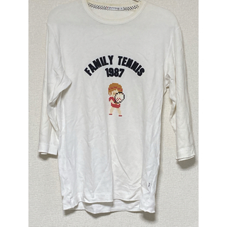 ユニクロ　ファミリーテニス　七分袖　Tシャツ　Mサイズ(Tシャツ/カットソー(七分/長袖))