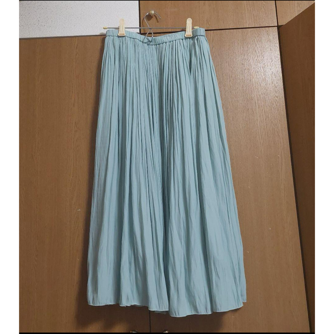 TOMORROWLAND(トゥモローランド)のガリャルダガランテ　ミントグリーン　サイズ1  ギャザースカート　ロングスカート レディースのスカート(ロングスカート)の商品写真