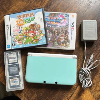 ニンテンドースイッチ(Nintendo Switch)のニンテンドー3DS LL ミント／ホワイト(携帯用ゲーム機本体)