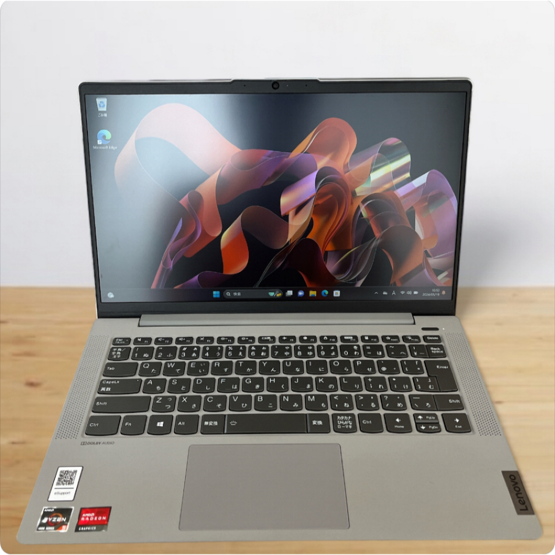 Lenovo(レノボ)の【美品♪】ideapad 5 14ARE05 オフィス、Ryzen搭載  スマホ/家電/カメラのPC/タブレット(ノートPC)の商品写真