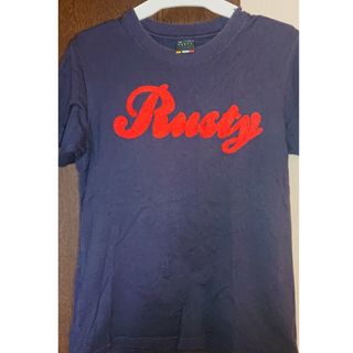 ラスティ(RUSTY)のRusty キッズTシャツ 150サイズ ネイビー 男の子 女の子(Tシャツ/カットソー)