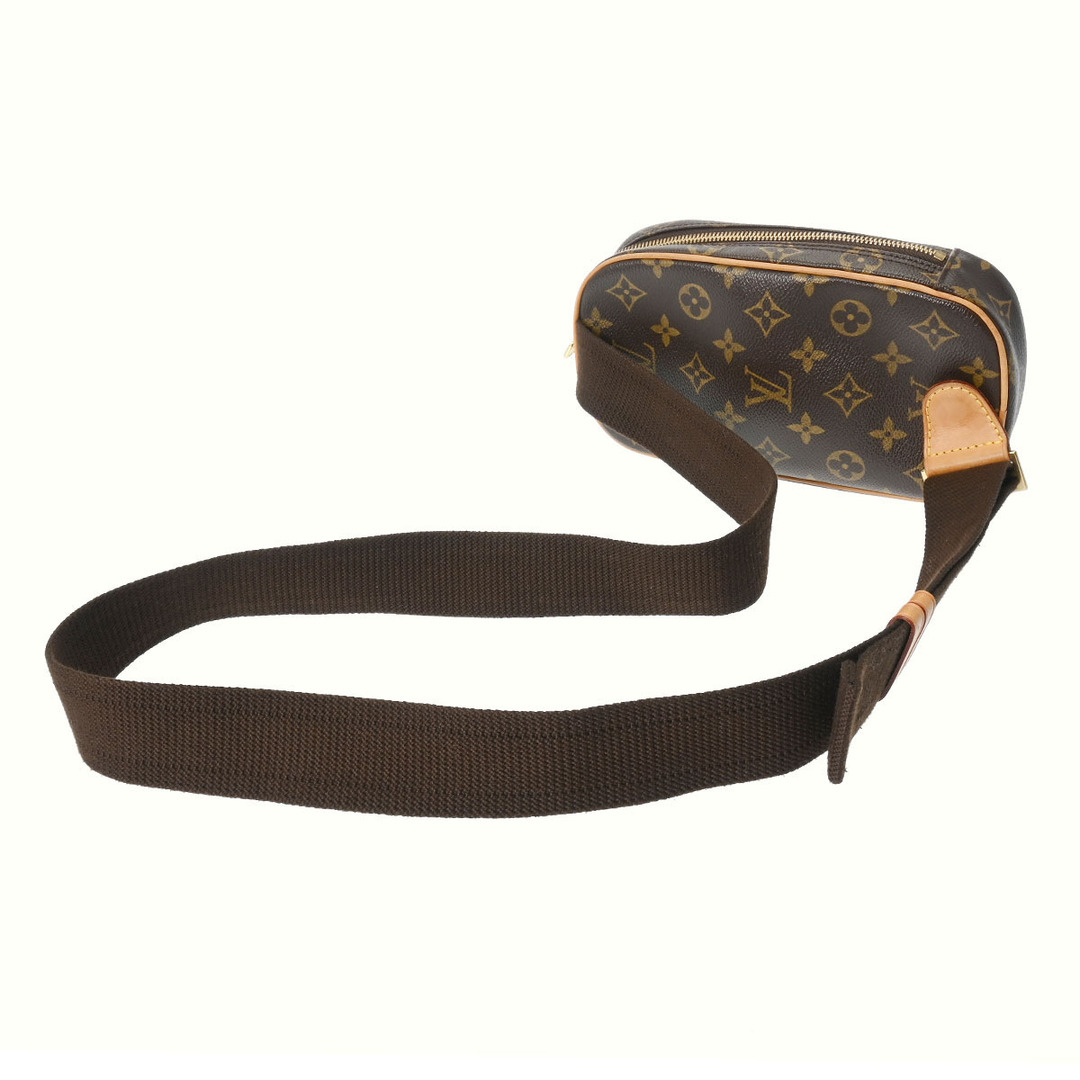 LOUIS VUITTON(ルイヴィトン)のルイヴィトン モノグラム ポシェットガンジュ ボディバッグ ブラウン メンズのバッグ(ウエストポーチ)の商品写真