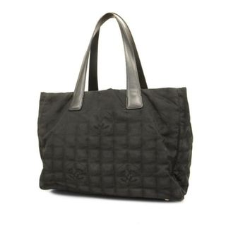 シャネル(CHANEL)の【4ic3614-r】シャネル トートバッグ/ニュートラベル/ナイロン/ブラック/シャンパンゴールド金具 【中古】レディース(トートバッグ)