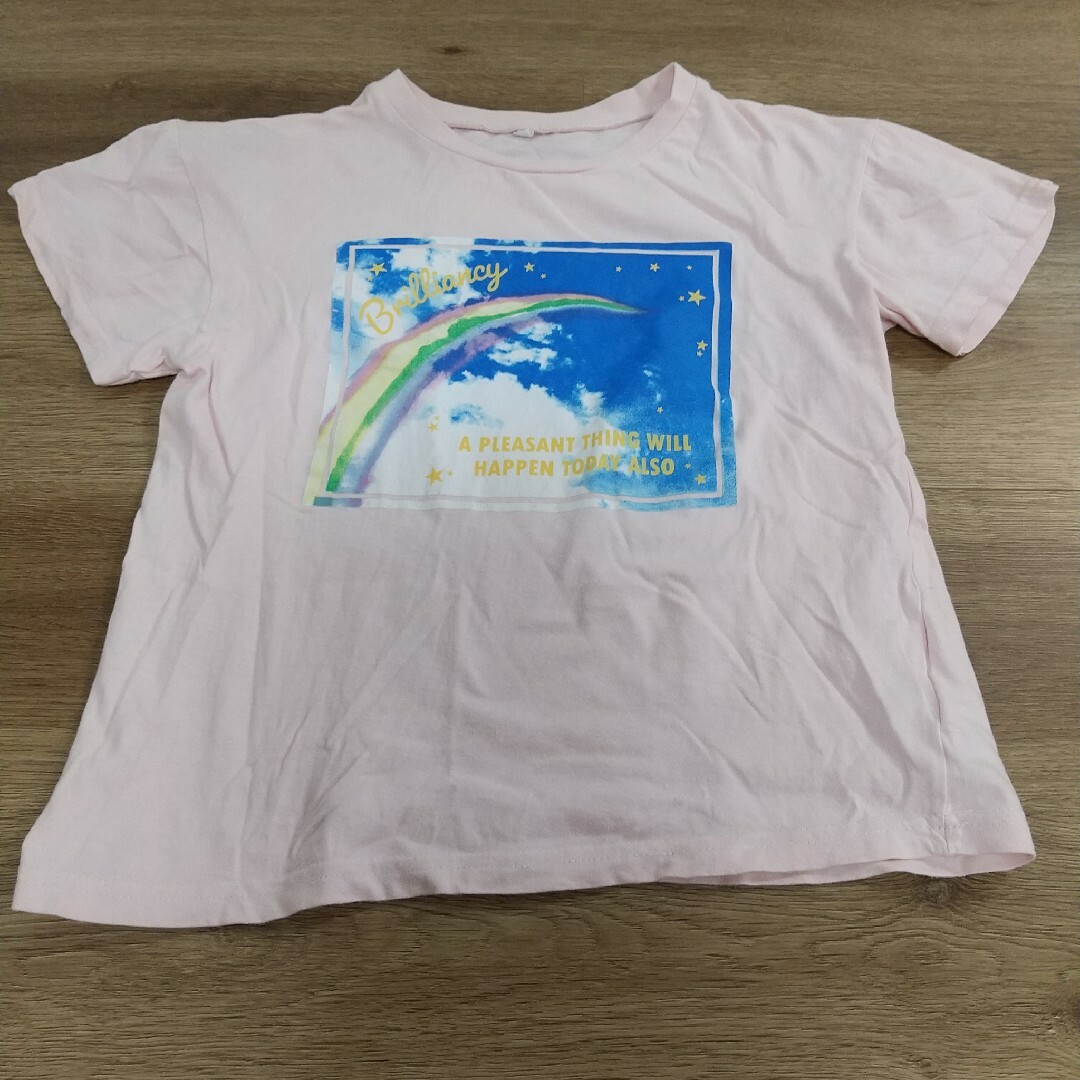 女の子　Tシャツ　2枚セット150センチ キッズ/ベビー/マタニティのキッズ服女の子用(90cm~)(Tシャツ/カットソー)の商品写真