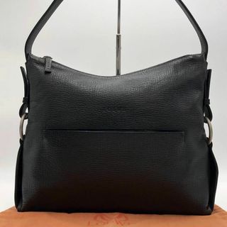 ロエベ(LOEWE)の【美品・希少】LOEWE ロエベ ワンショルダーバッグ ホーボー  黒(ショルダーバッグ)