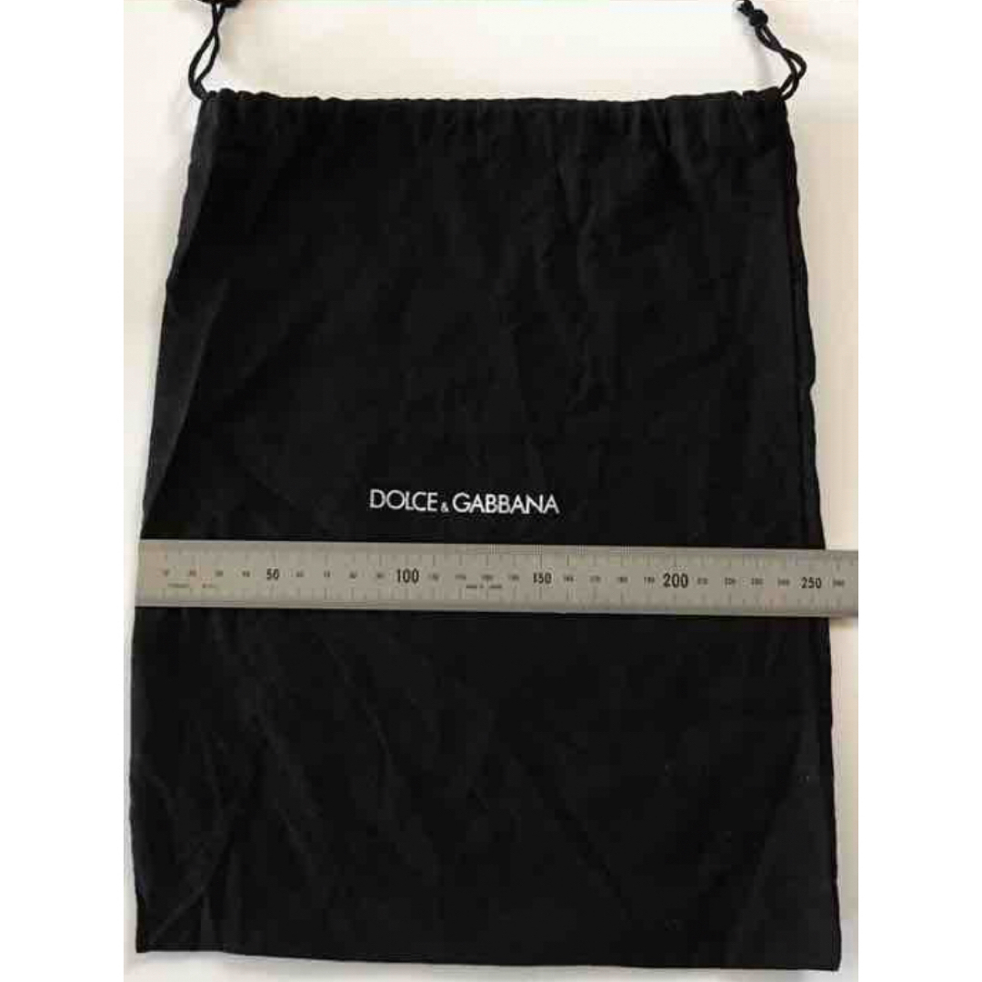 DOLCE&GABBANA(ドルチェアンドガッバーナ)のDOLCE &GABBANA 布袋　巾着袋　ショップバッグ　黒　ドルガバ メンズのバッグ(その他)の商品写真