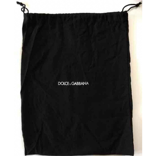 DOLCE &GABBANA 布袋　巾着袋　ショップバッグ　黒　ドルガバ