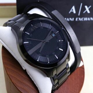 ◆美品 稼働 A|X アルマーニ エクスチェンジ 腕時計 ブレスレット デイトu