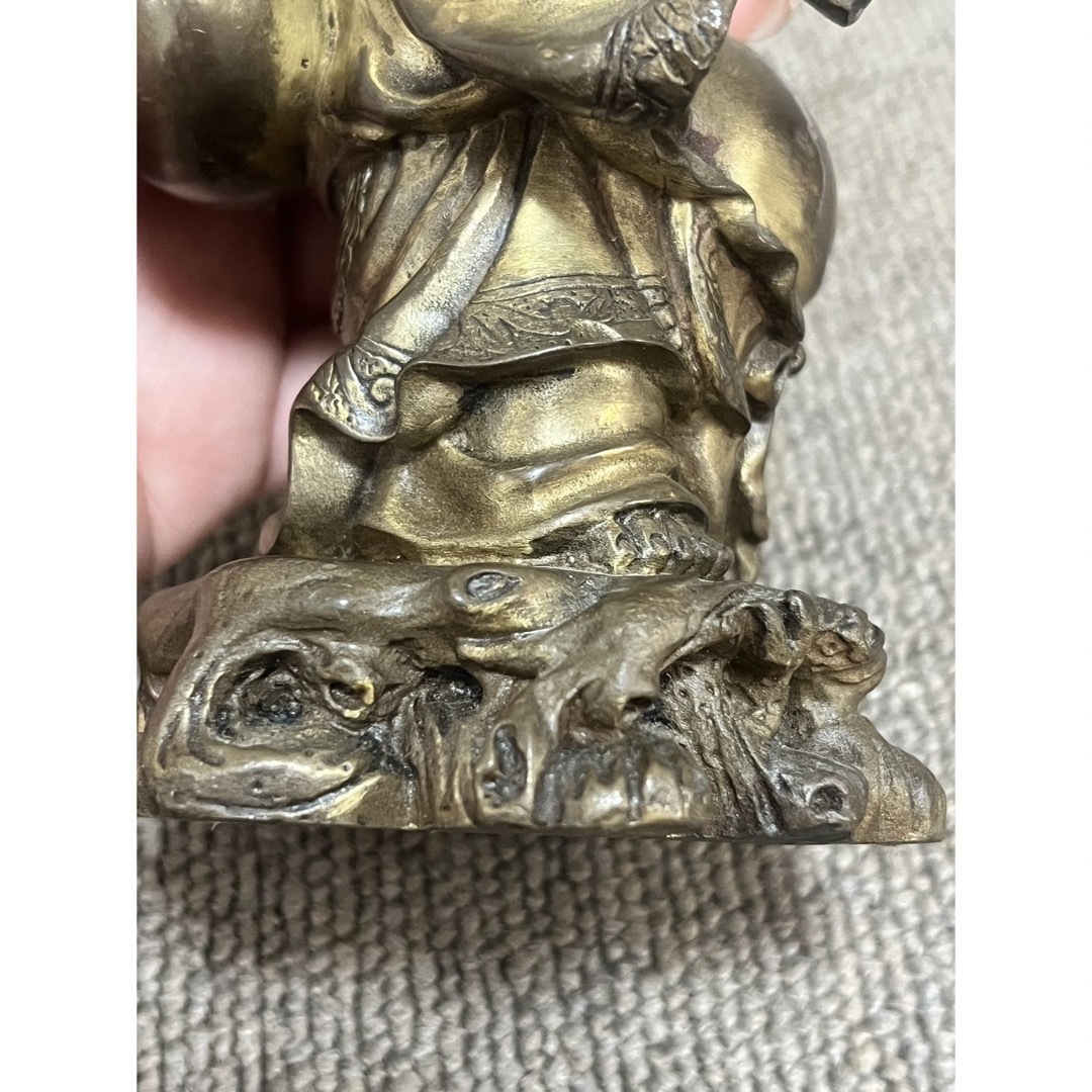 中国美術 布袋様 真鍮骨董 銅製唐物 七福神 大 縁起の通販 by 肉 中国美術 布袋様 真鍮骨董 銅製唐物 七福神 大 縁起の通販 by 肉