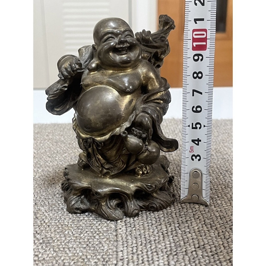 中国美術 布袋様 真鍮骨董 銅製唐物 七福神 大 縁起の通販 by 肉 中国美術 布袋様 真鍮骨董 銅製唐物 七福神 大 縁起の通販 by 肉