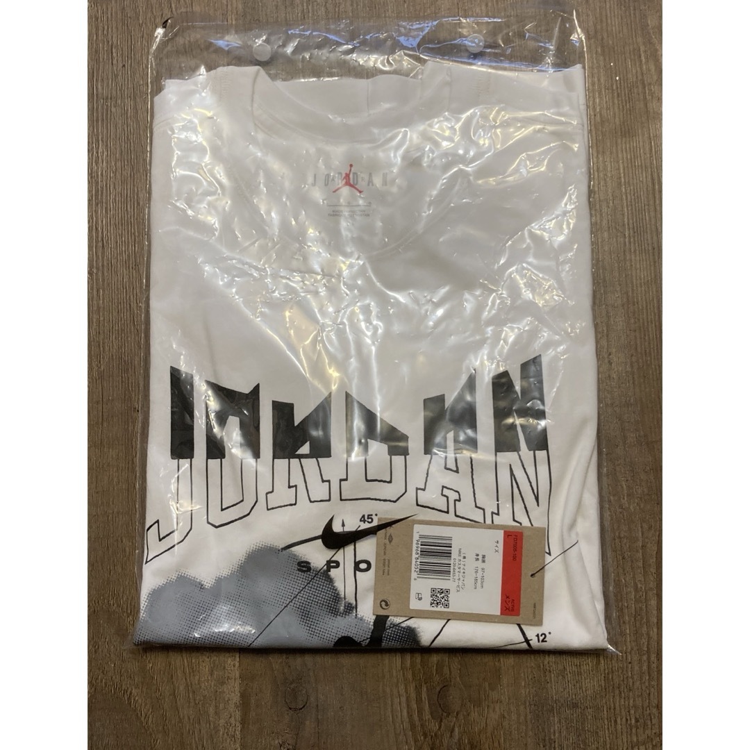 Jordan Brand（NIKE）(ジョーダン)のジョーダン ロングTシャツ Lサイズ ナイキ ホワイト NIKE JORDAN メンズのトップス(Tシャツ/カットソー(七分/長袖))の商品写真