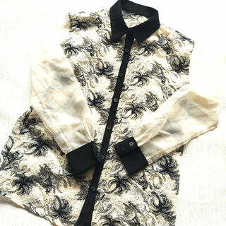 Lois CRAYON - ロイスクレヨン　シースルーシャツ　日本製