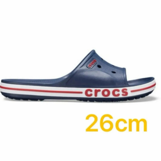 サンダル クロックス crocs バヤバンド スライド 26cm  ネイビー(サンダル)