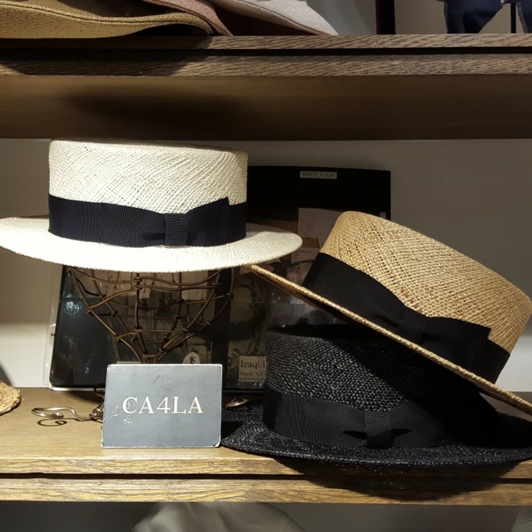 CA4LA(カシラ)のCA4LA カシラ バオ カンカン帽 レディースの帽子(麦わら帽子/ストローハット)の商品写真