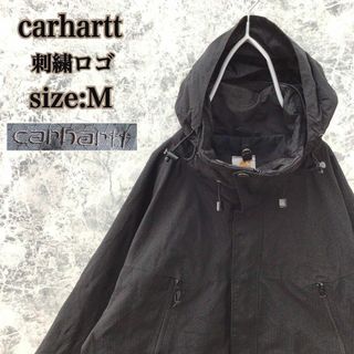 カーハート(carhartt)のK459 US古着カーハートワンポイント刺繍ロゴ肉厚ナイロンマウンテンパーカー(マウンテンパーカー)