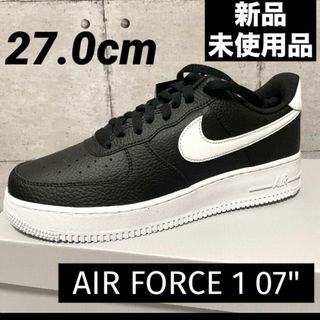 ナイキ(NIKE)のNIKE AIR FORCE 1 07 ブラック　ホワイト　エアフォース1 27(スニーカー)