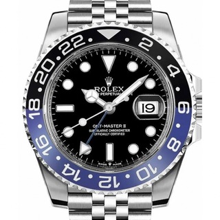 ロレックス(ROLEX)のロレックスGMTマスター2 1126710BLNR ブラック 中古 腕時計メンズ(腕時計(アナログ))