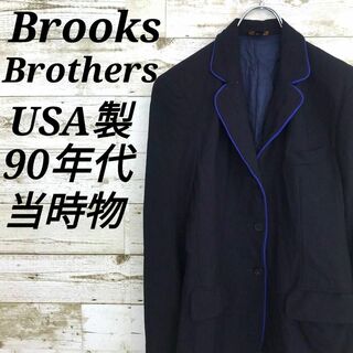 【k7027】希少USA製90sブルックスブラザーズウールテーラードジャケット(テーラードジャケット)