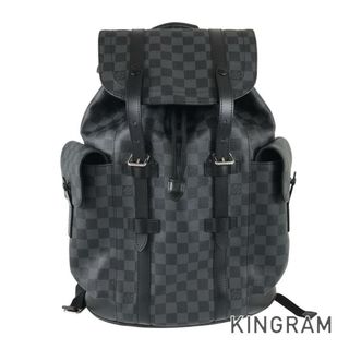 ルイヴィトン(LOUIS VUITTON)のルイ・ヴィトン ダミエ グラフィット クリストファー MM N41379 リュック バックパック(バッグパック/リュック)