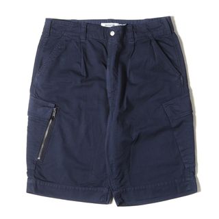 nonnative - 美品 NONNATIVE ノンネイティブ パンツ サイズ:2 22W/23S ジャーマンクロス ミリタリー カーゴ ショーツ SOLDIER 6P SHORTS COTTON GERMAN CODE CLOTH OVERDYED ネイビー 紺 ボトムス ズボン ショートパンツ【メンズ】【中古】