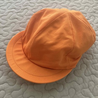 園児　カラー帽子　オレンジ黄色(帽子)