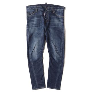 DSQUARED2 - DSQUARED2 ディースクエアード パンツ サイズ:50 22AW USED加工 ストレッチ スキニー デニムパンツ Sexy Twist Jean インディゴ ボトムス ジーンズ ジーパン ボタンフライ【メンズ】【中古】