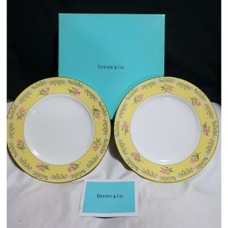 ティファニー(Tiffany & Co.)の◆TIFFANY ティファニー◆【未使用保管品】プレート2枚セット 箱付き(食器)