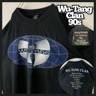 ミュージックティー(MUSIC TEE)の入試困難 本物 90s Wu-Tang Clan Tシャツ 両面プリント XL(Tシャツ/カットソー(半袖/袖なし))