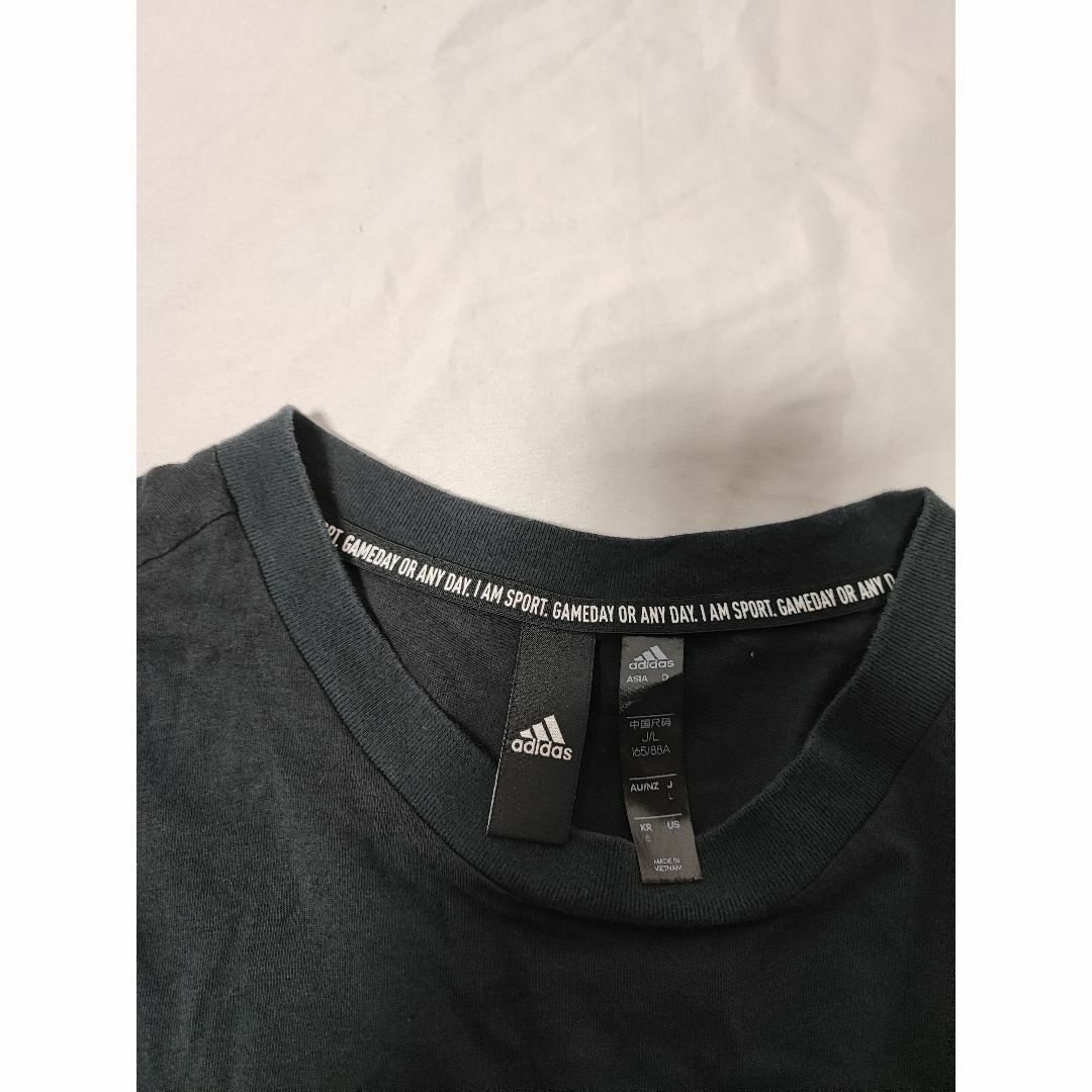 adidas(アディダス)のadidas 半袖 Tシャツ トップス 黒 ストレッチ メンズ S メンズのトップス(Tシャツ/カットソー(半袖/袖なし))の商品写真