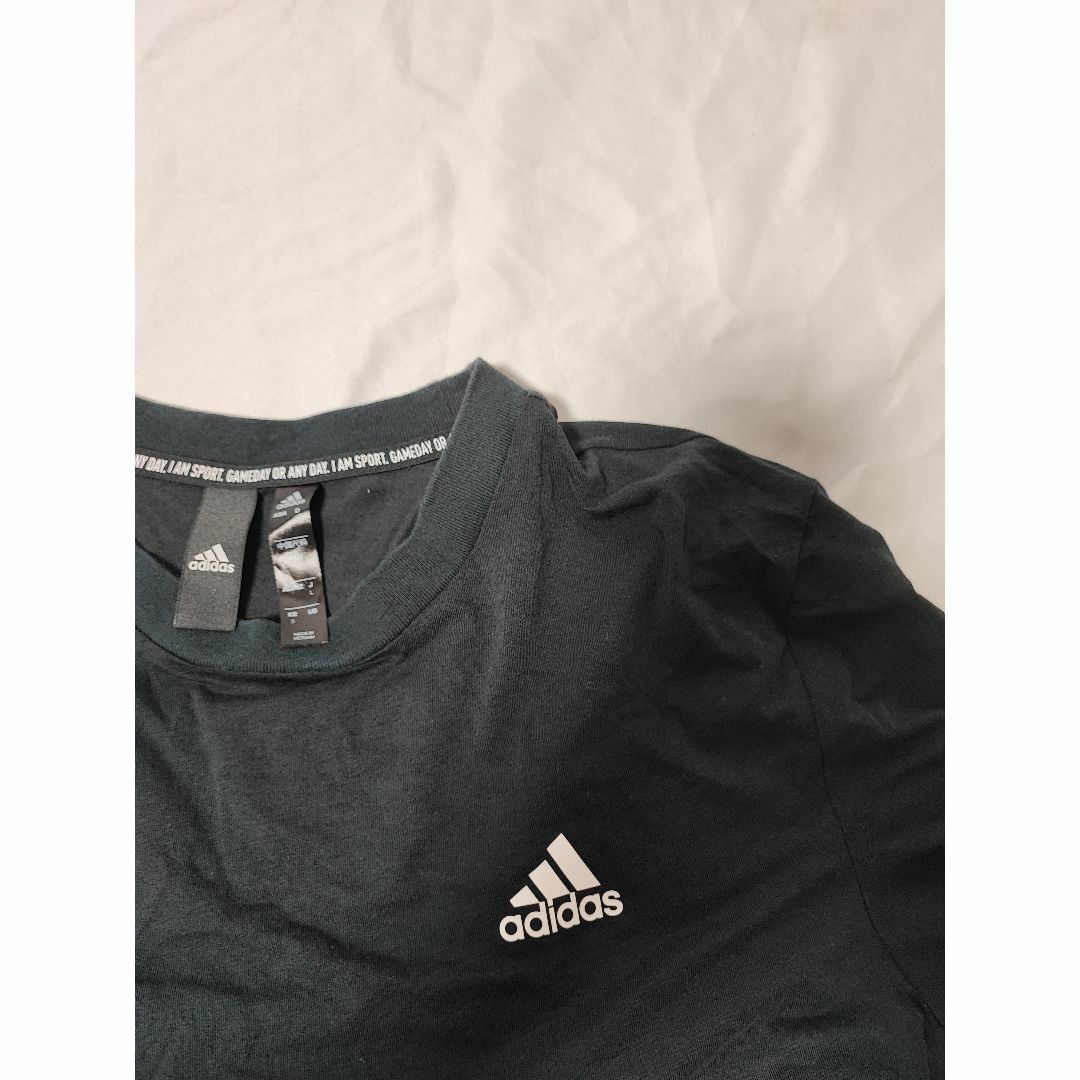 adidas(アディダス)のadidas 半袖 Tシャツ トップス 黒 ストレッチ メンズ S メンズのトップス(Tシャツ/カットソー(半袖/袖なし))の商品写真