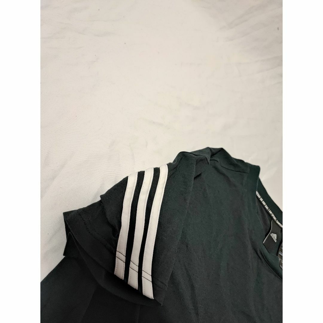 adidas(アディダス)のadidas 半袖 Tシャツ トップス 黒 ストレッチ メンズ S メンズのトップス(Tシャツ/カットソー(半袖/袖なし))の商品写真